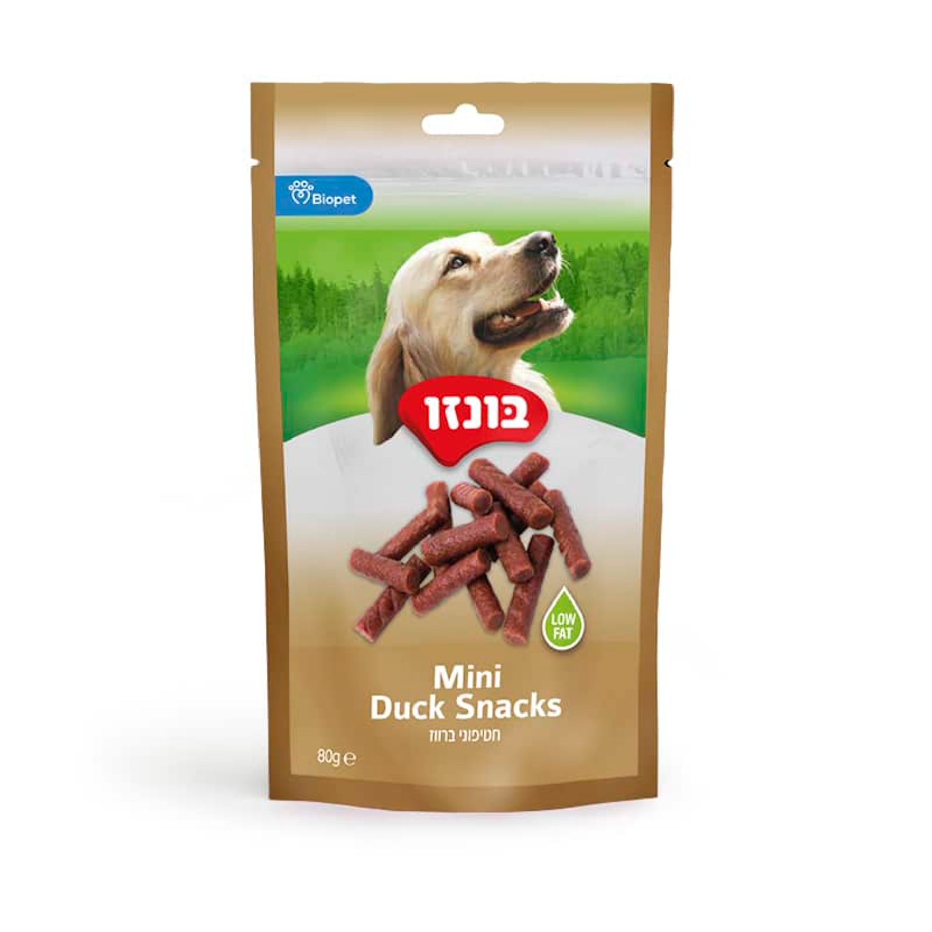 חטיפוני בונזו ברווז 80 גר